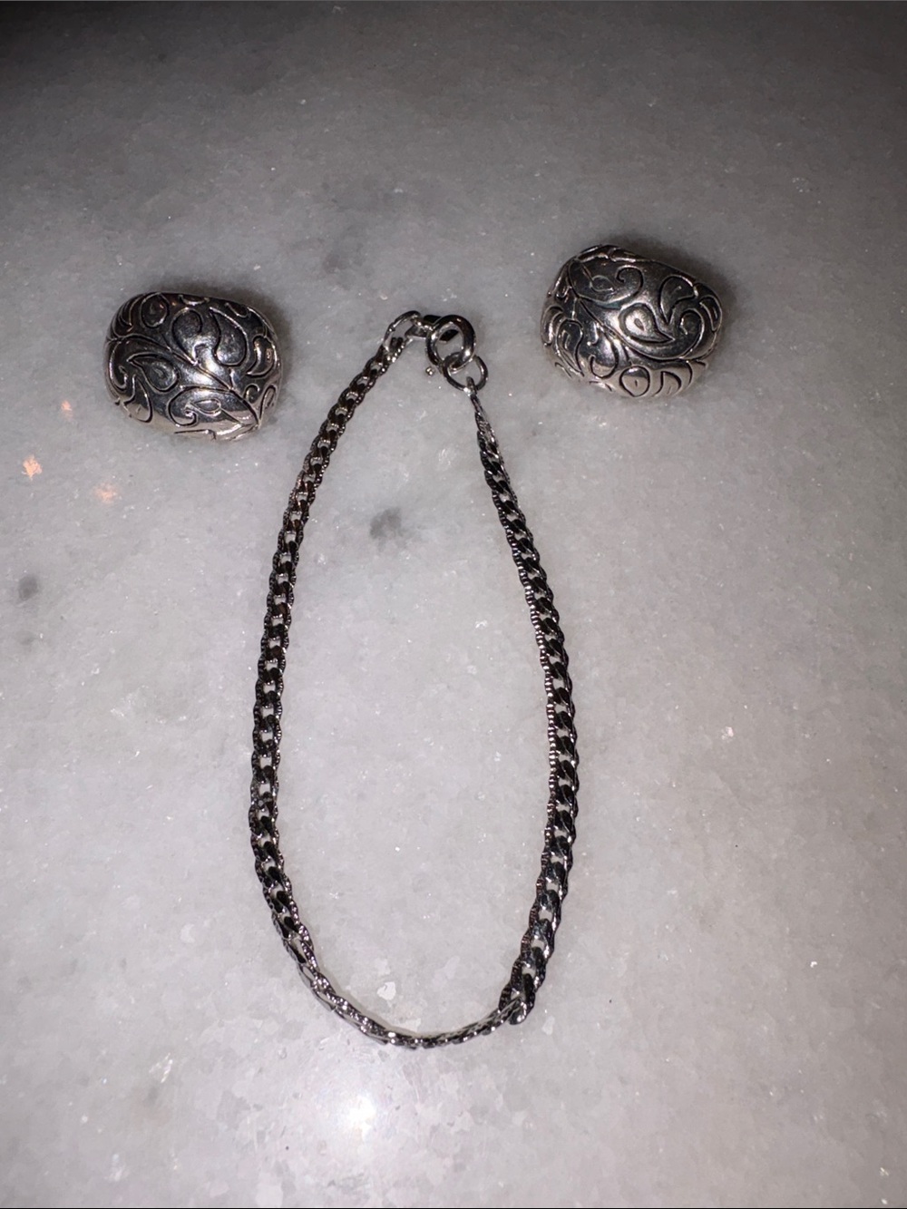 Premier Designs Silver-Tone Decorative earrings set